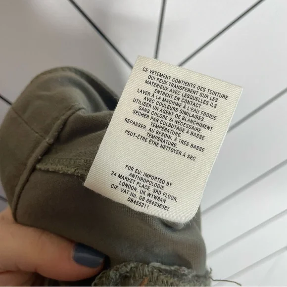 Hei Hei | Moto Skinny Pants Button Fly Green Size 27 - Picture 13 of 13